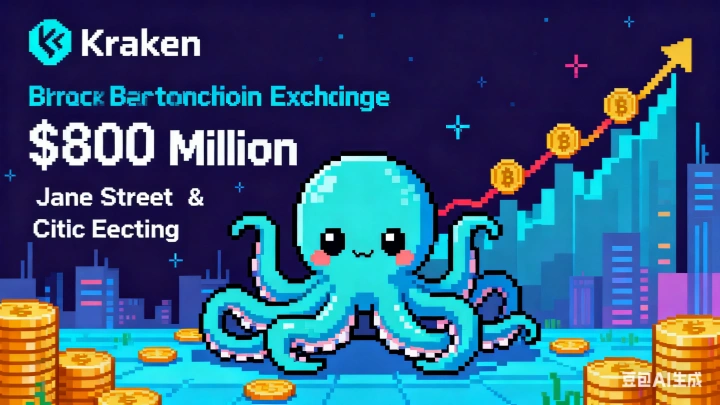 Kraken完成8亿美元融资，估值达200亿美元