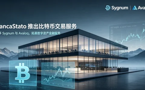 瑞士银行BancaStato通过Sygnum和Avaloq推出比特币交易服务